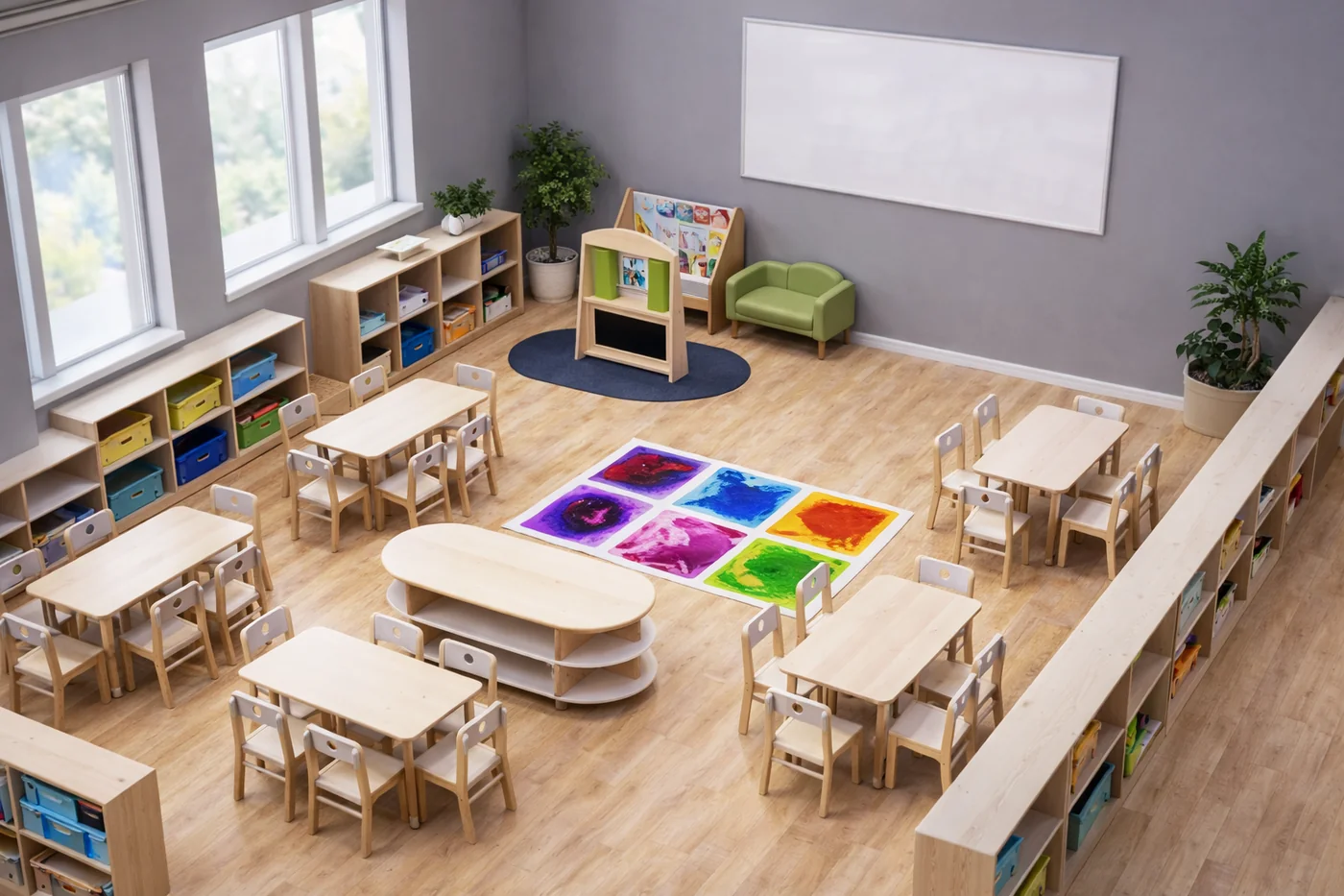 Implementación profesional de salas con asesoría pedagógica