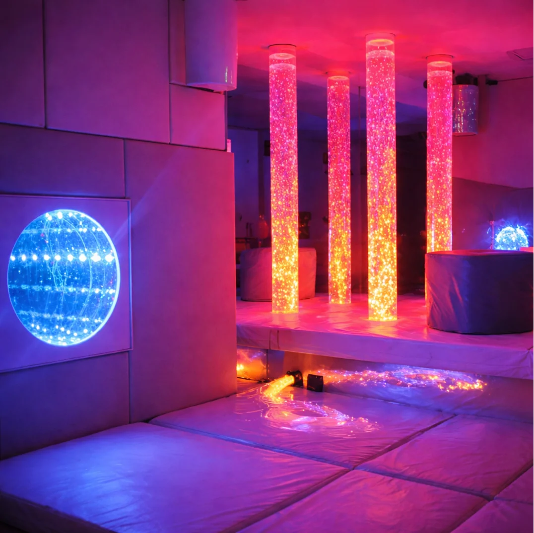 Sala sensorial premium con marcas europeas exclusivas